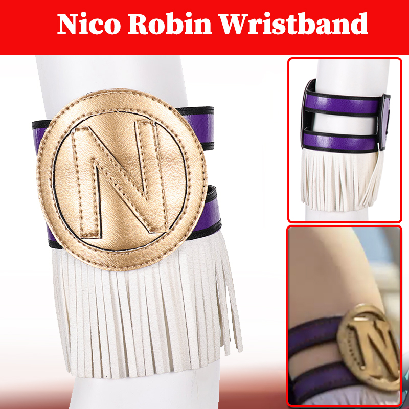 Nico Robin Wristband Arm Band  - огляд і ціна Live Action Anime Cosplay