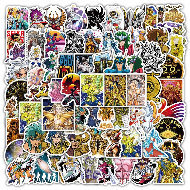 101Pcs Saint Seiya Anime Stick - огляд і ціна Anime Cosplay Diy