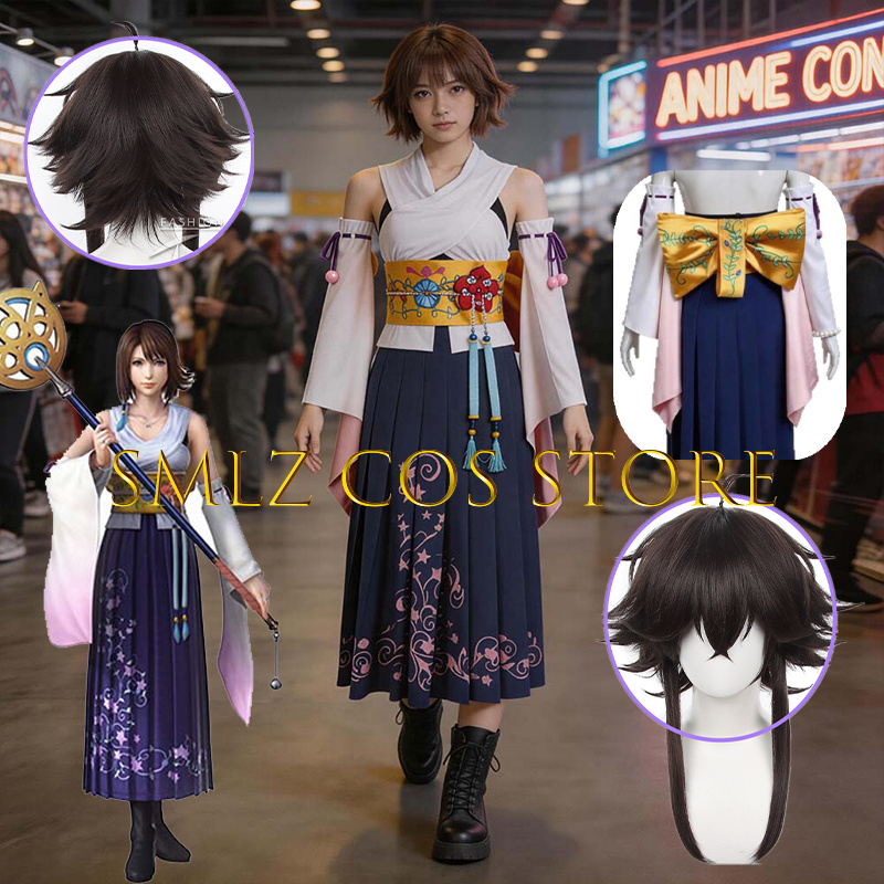Smlz FFX Yuna Cosplay Anime FF - огляд і ціна Cosplay Anime Women
