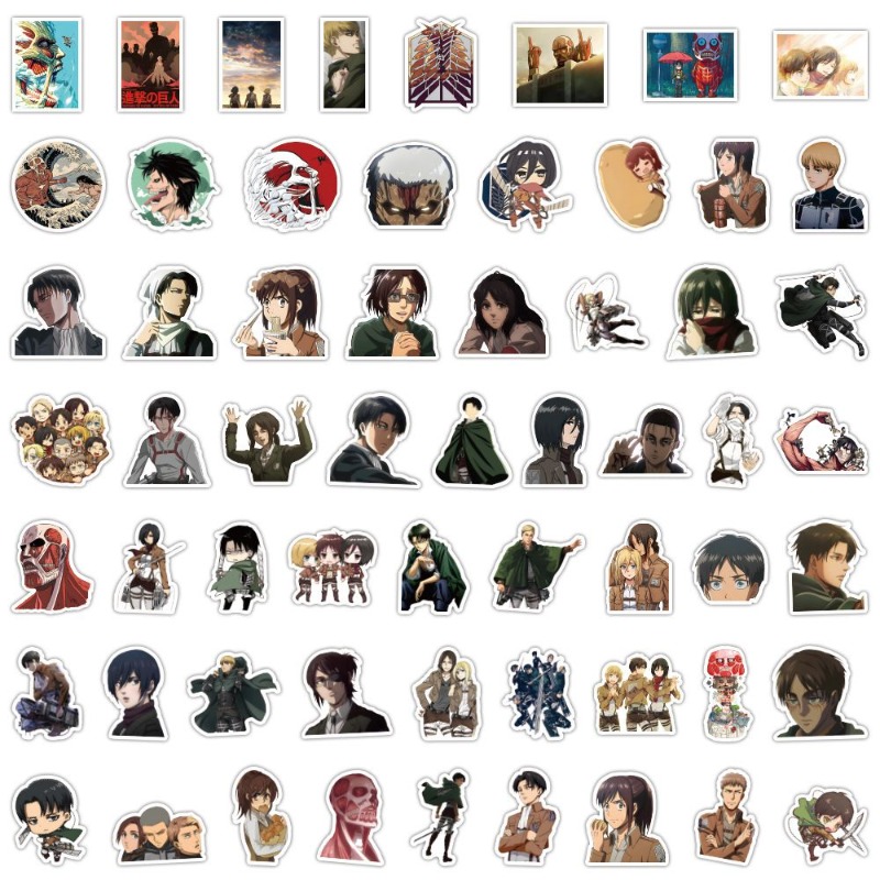 60Pcs Attack on Titan Anime St - огляд і ціна Anime Cosplay Diy