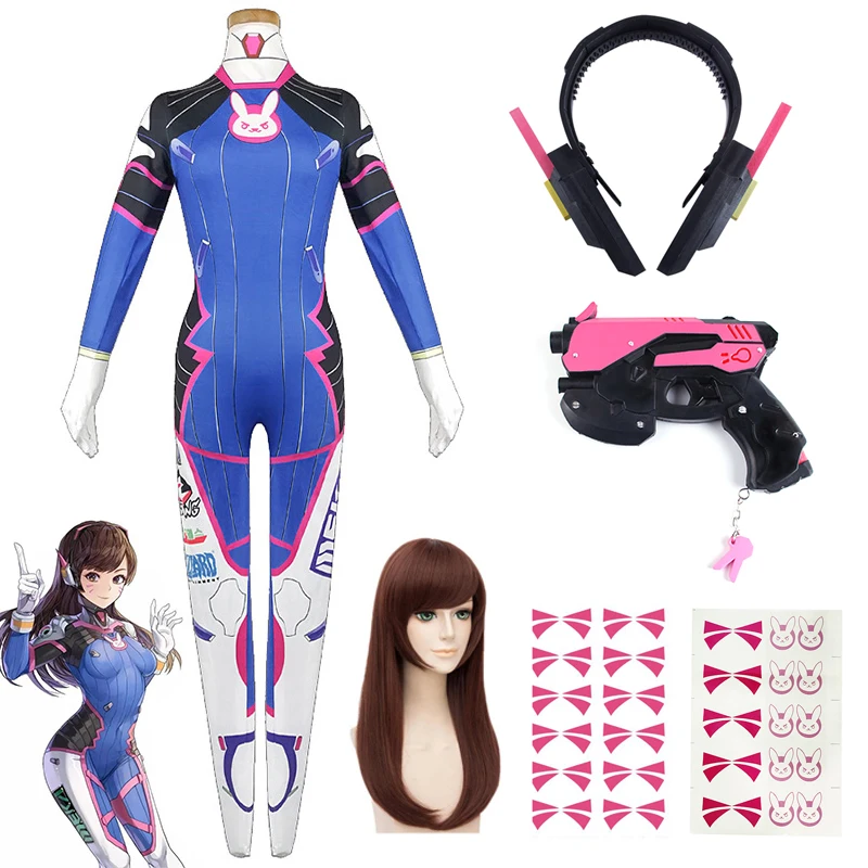 Game Overwatch Dva Cosplay Cos - огляд і ціна Anime Cosplay Tokyo Ghoul